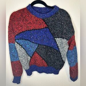 Vintage - Sweater - Color Block - Size S/M - No Tags